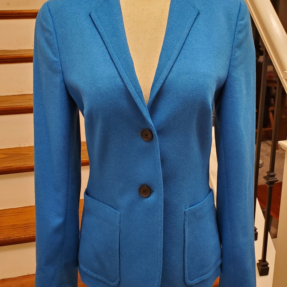 Akris Punto Vibrant Blue Vintage Blazer